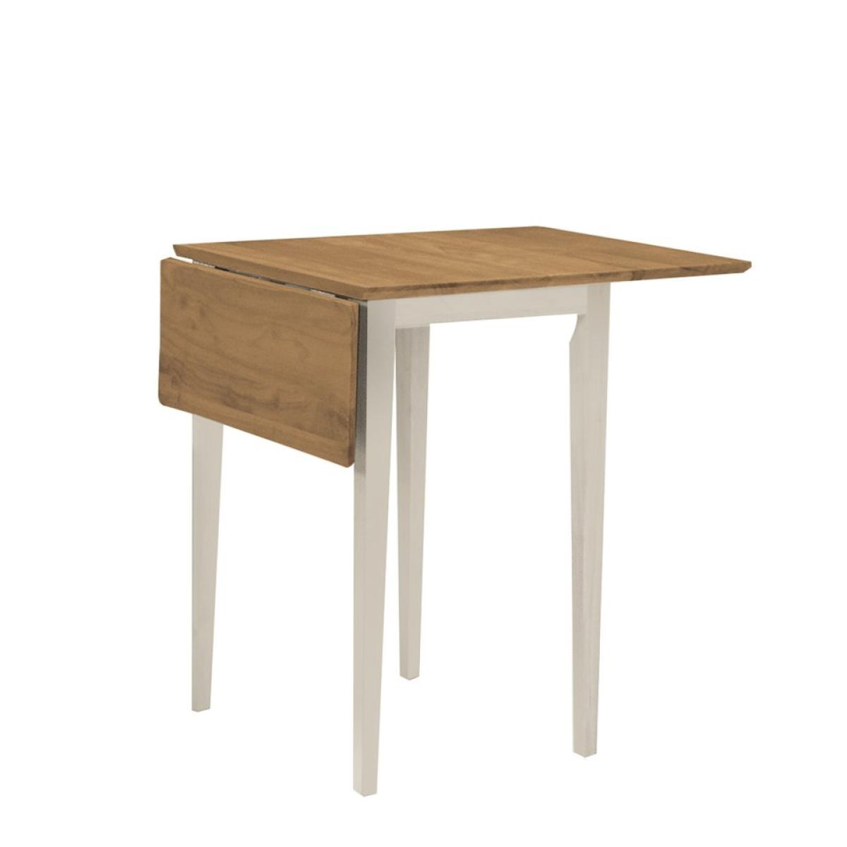 Dining Essentials - 22" Dropleaf Table in Hickory and Shell - Image 2