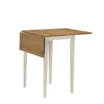 Dining Essentials - 22" Dropleaf Table in Hickory and Shell