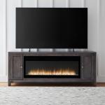 Fireplace TV Consoles 406 78 Inch Console w/ Fire FTS