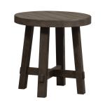 Modern Farmhouse Splay Leg Round End Table - Image 3