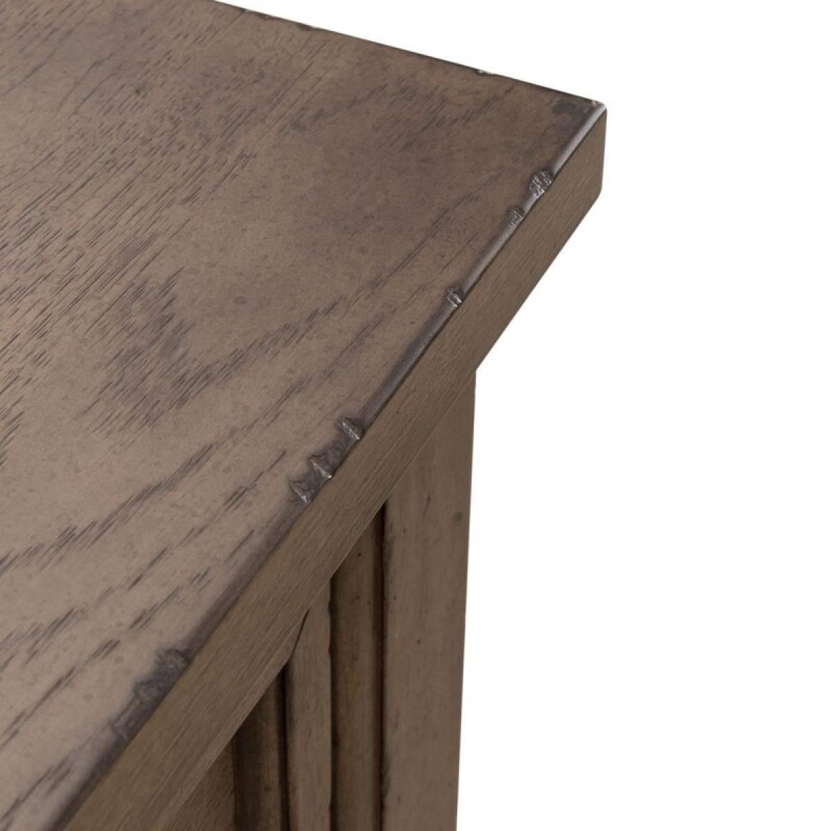 Americana Farmhouse 2 Drawer Night Stand w/ Charging Station - Image 9