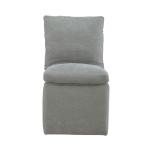 Accent Dining Chair w/ Casters - Sapphire - Image 6
