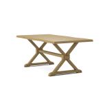 Farmhouse Live Edge Table Top w/ Farmhouse Trestle Base - T-3872TB - Image 29