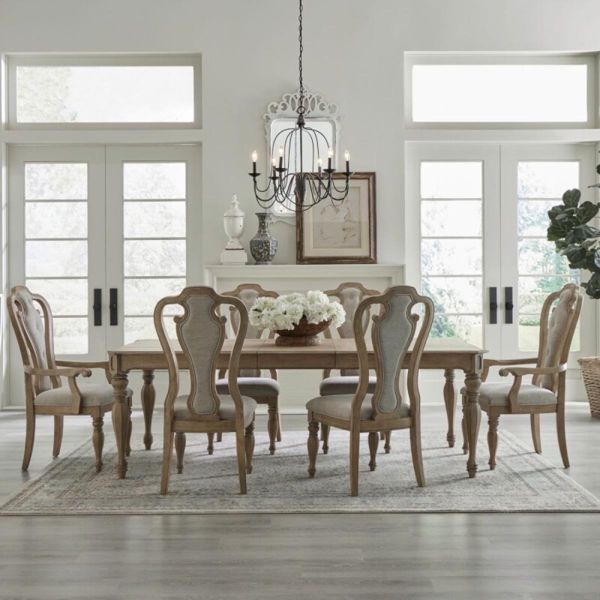 Magnolia Manor Opt 7 Piece Rectangular Table Set - Image 2