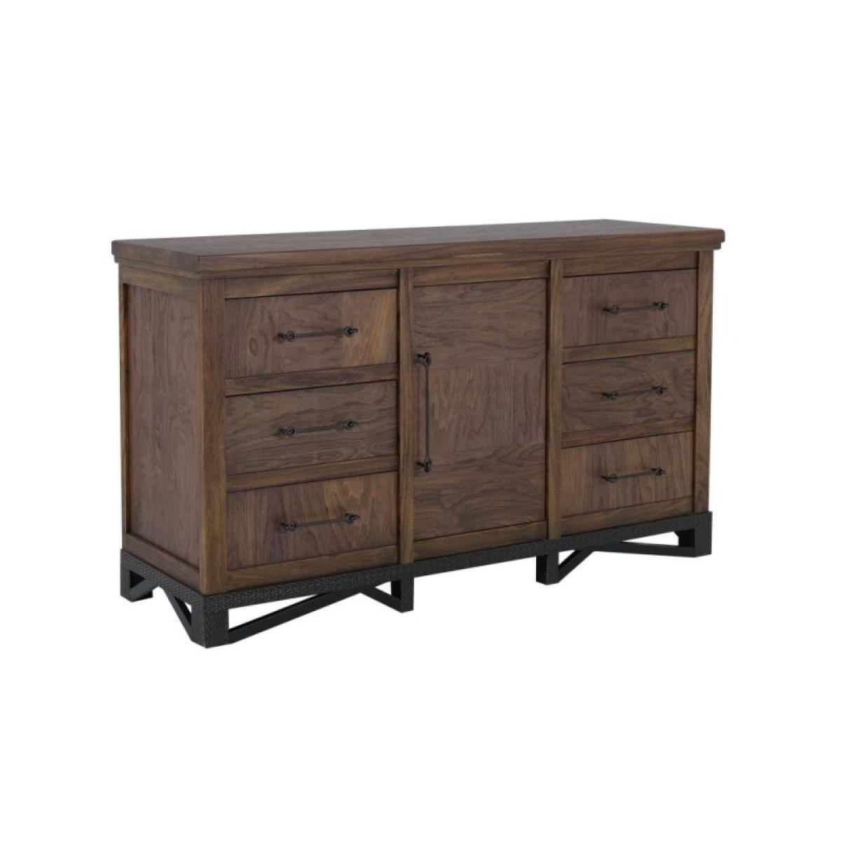 6 Drawer, 1 Door Dresser - Walnut - Image 2