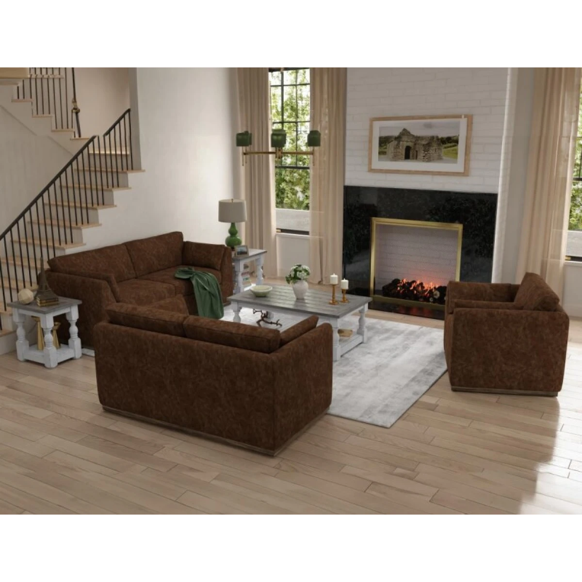 Vallarta Wooden Frame & Base, Sofa - Image 4