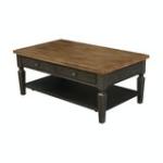 Home Accents - Vista Coffee Table in Hickory & Coal - Image 7
