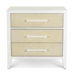 Miramar Electrified 3-drawer Woven Nightstand - Image 4