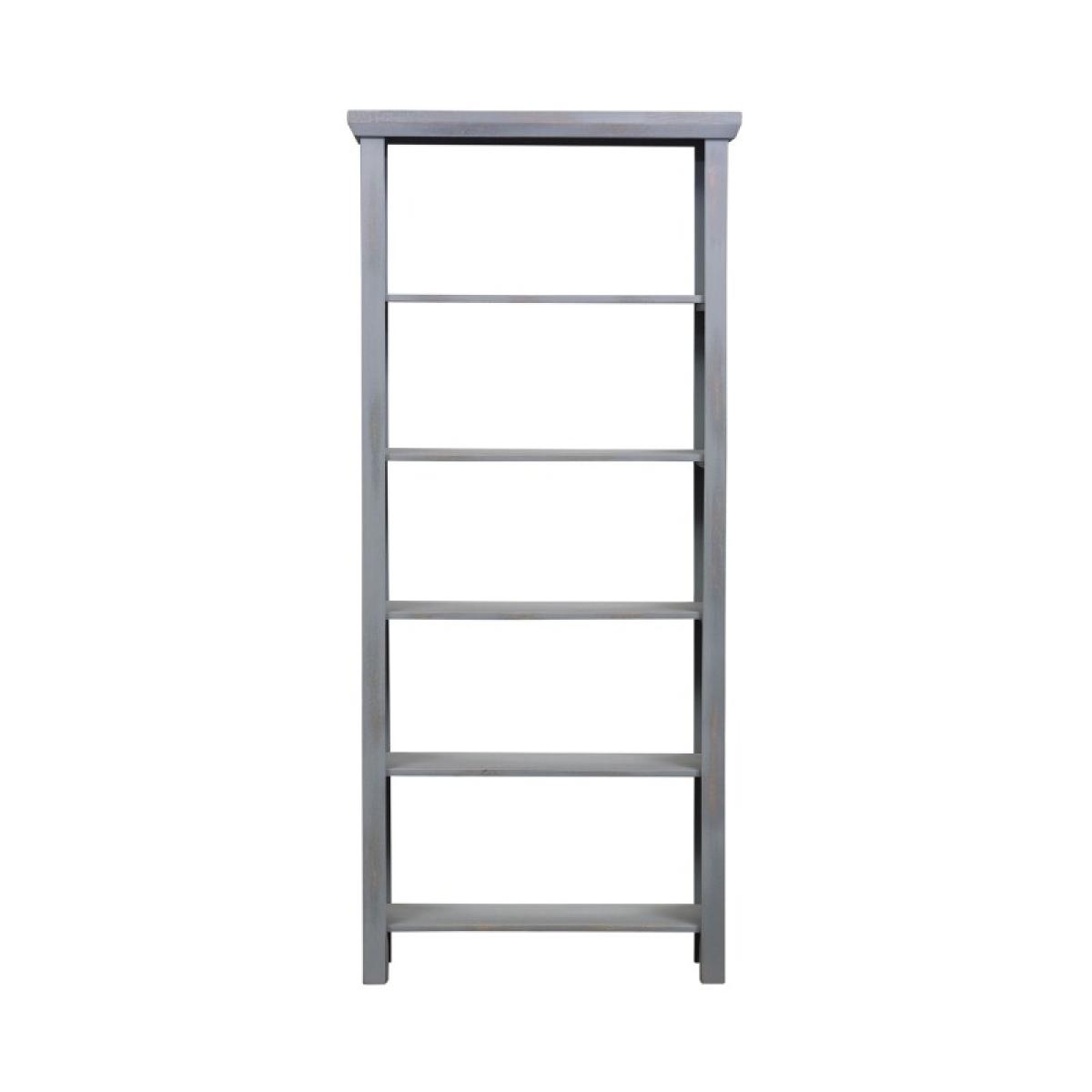 Trellis Lane Accent Bookcase- Grey - Image 4