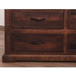 3 Drawer 2 Door Chest - Madeira - Image 6