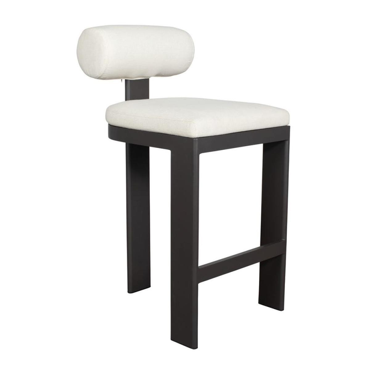 Bolster Back Outdoor Bar Stool - Image 4
