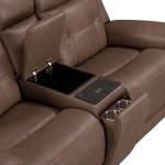 Beckham Loveseat w/ Console P2 & ZG - Image 10
