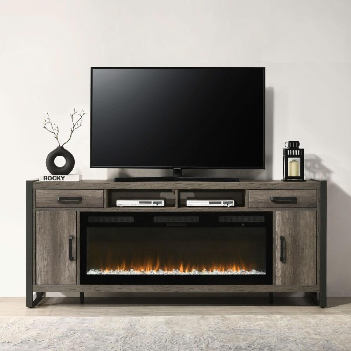 Fireplace TV Consoles 686 78 Inch Console w/ Fire FTS - Image 2