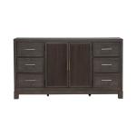 Modern Edge 2 Door 6 Drawer Dresser - Image 4