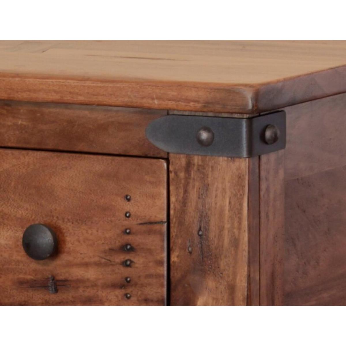 3 Drawer Sofa Table - Parota II - Image 5