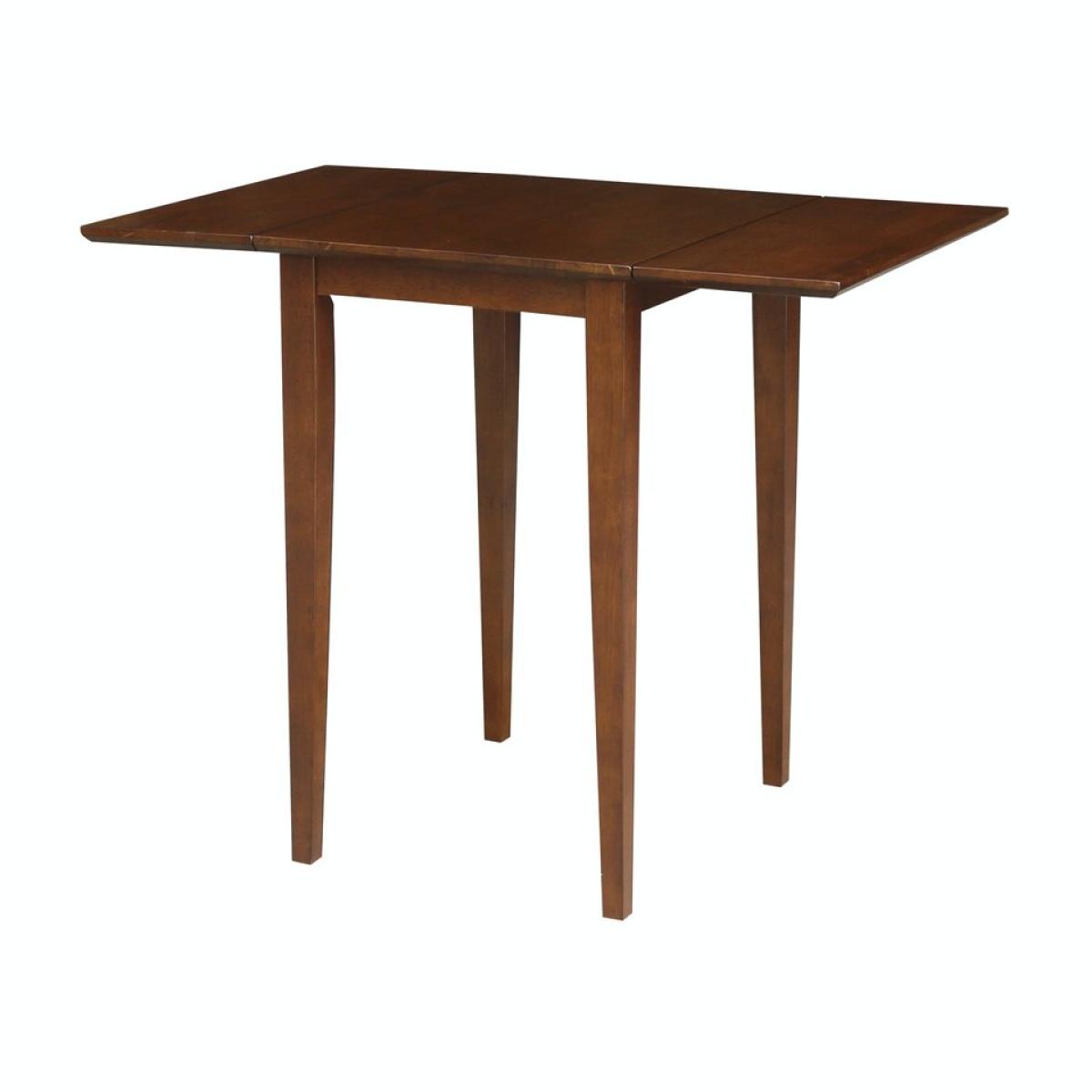 Dining Essentials - Small Drop Leaf Table with Legs in Espresso - Image 3