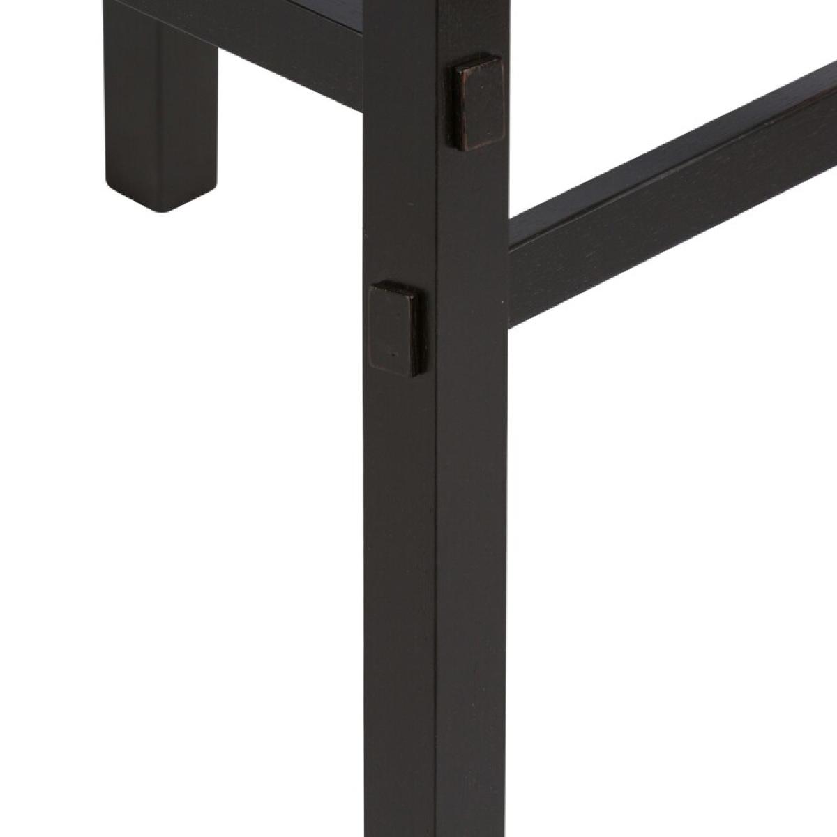 30 Inch Sawhorse Barstool - Black (RTA) - Image 9