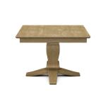 Build Your Own Pedestal Table w/42" Square Top w. Reverse Bevel Edge - Image 32