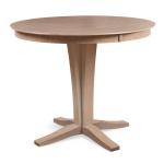 Cosmopolitan Collection - 48" Sienna Round Solid Top w/ 36" Verona Pedestal in Taupe Gray - T09-4536B