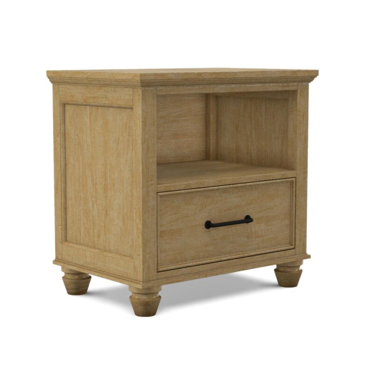 Vista Bedroom 1-Drawer Nightstand - Image 37