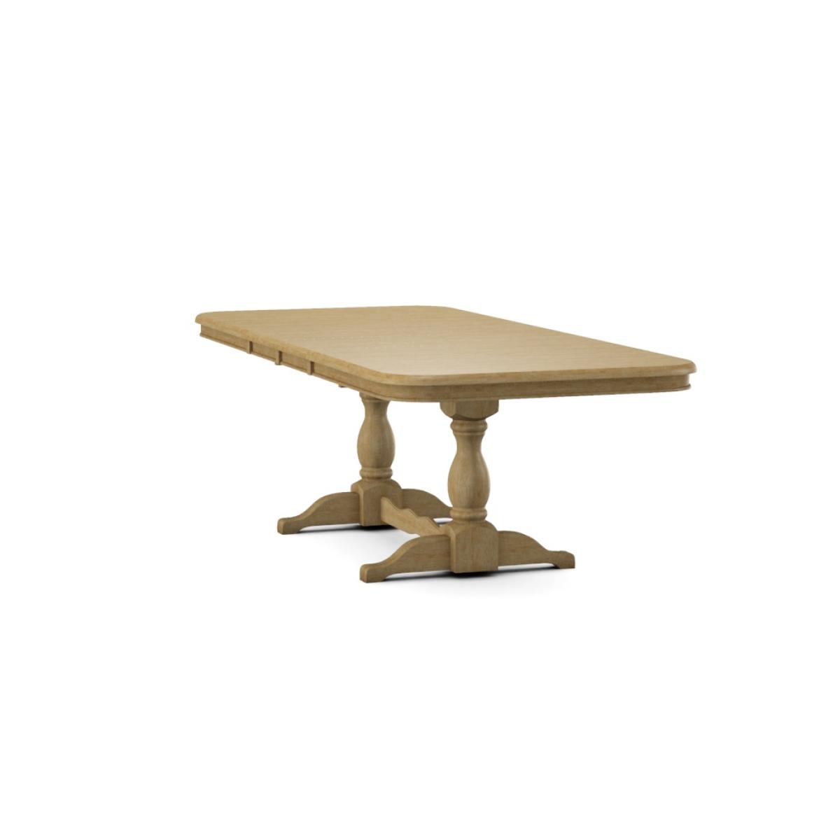 Double Butterfly Leaf Table Top w/ Double Pedestal Base - T-4268XBT - Image 12