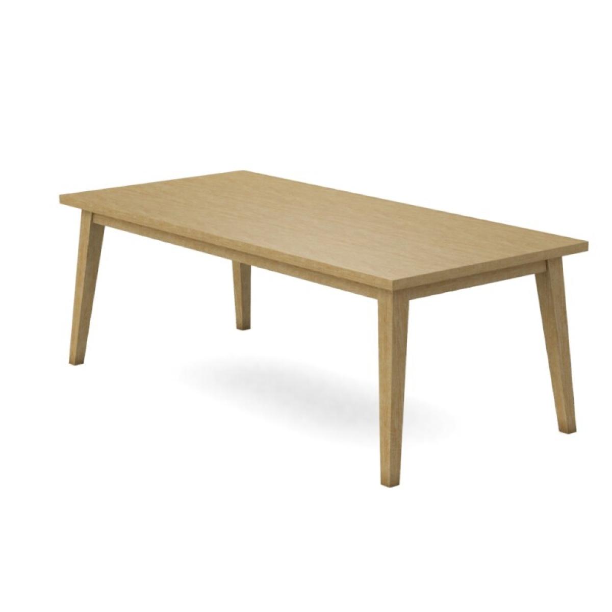 Mid Century Moden Solid Table w/ Flared Legs - Image 10