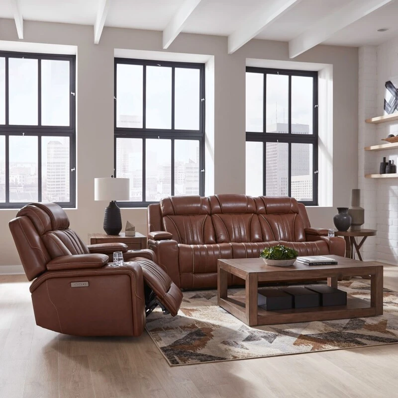 2fbcfa1611bdc2a550992ab63ae66441 Caswell Sofa & Recliner - Image 1