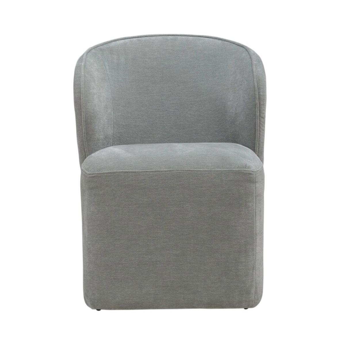 Accent Dining Chair w/ Casters - Sapphire - Image 5