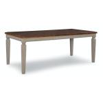 Vista Collection Extension Table in Hickory & Stone