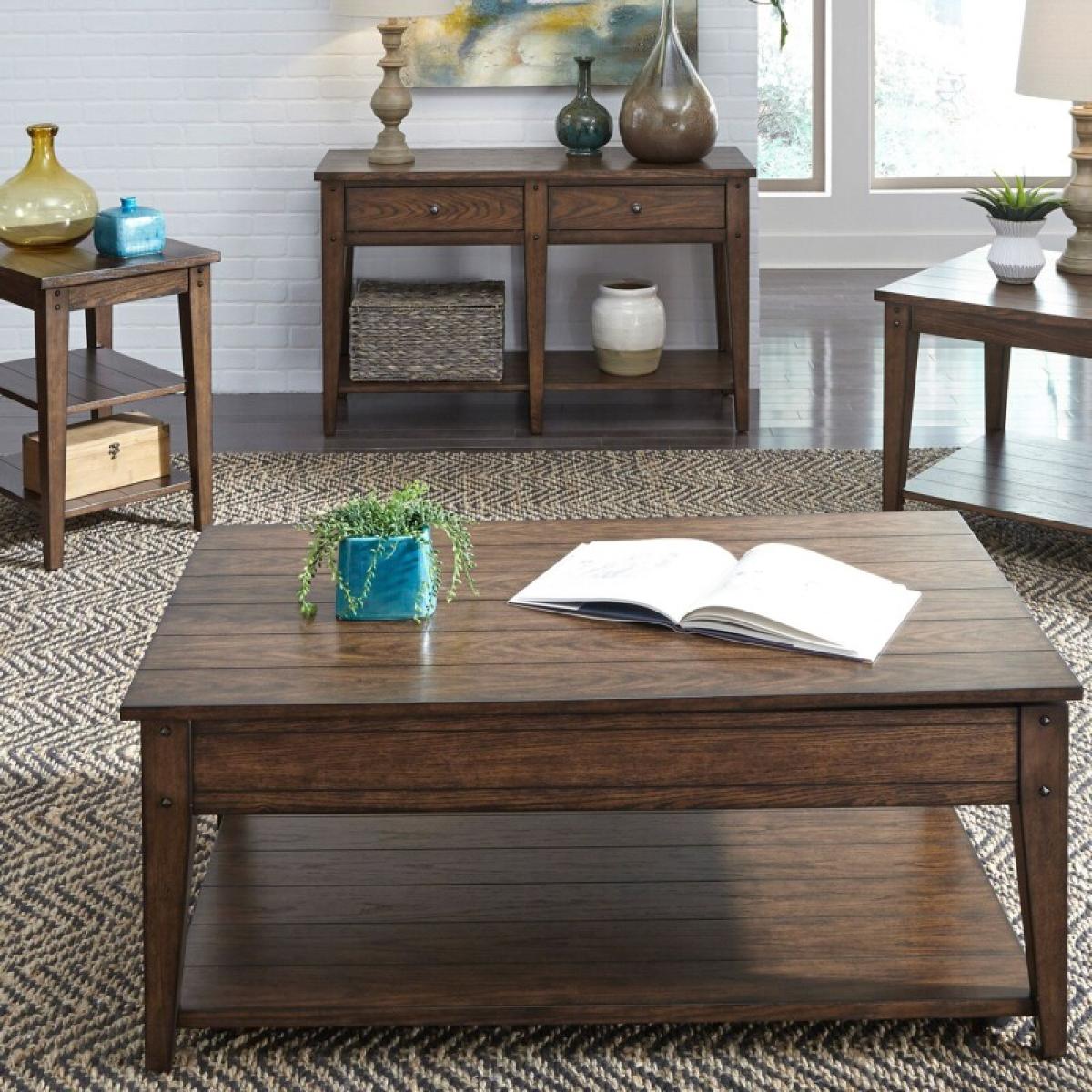 Lake House Lift Top Cocktail Table - Image 2