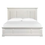 Kingston B6407-55F Wood Queen Upholstered Panel Bed Footboard SU