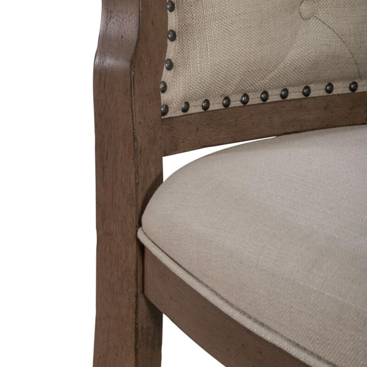 Americana Farmhouse Uph Tufted Back Side Chair - Image 10