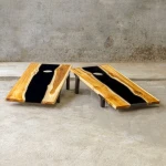 Clearwood Cornhole Game, Black, S/2 - Image 3