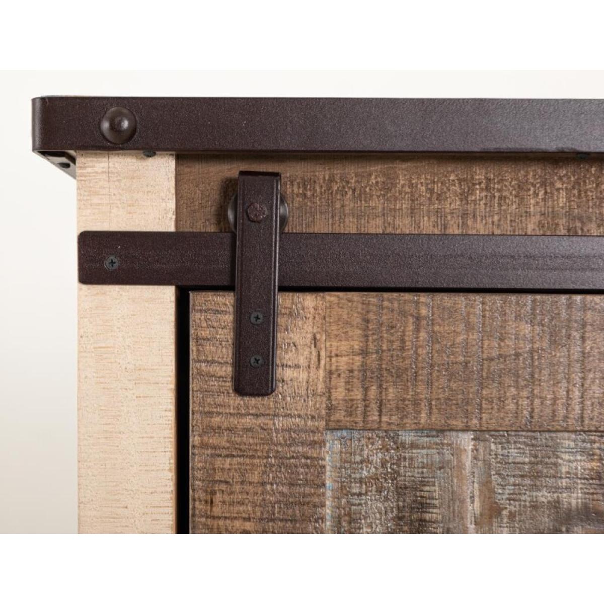 3 Drawer 1 Sliding Door 2 Door Gentleman's Chest - Antique - Image 10