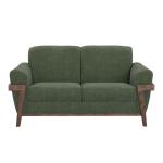 Wooden Frame & Base, Loveseat - Loft Brown - Image 3