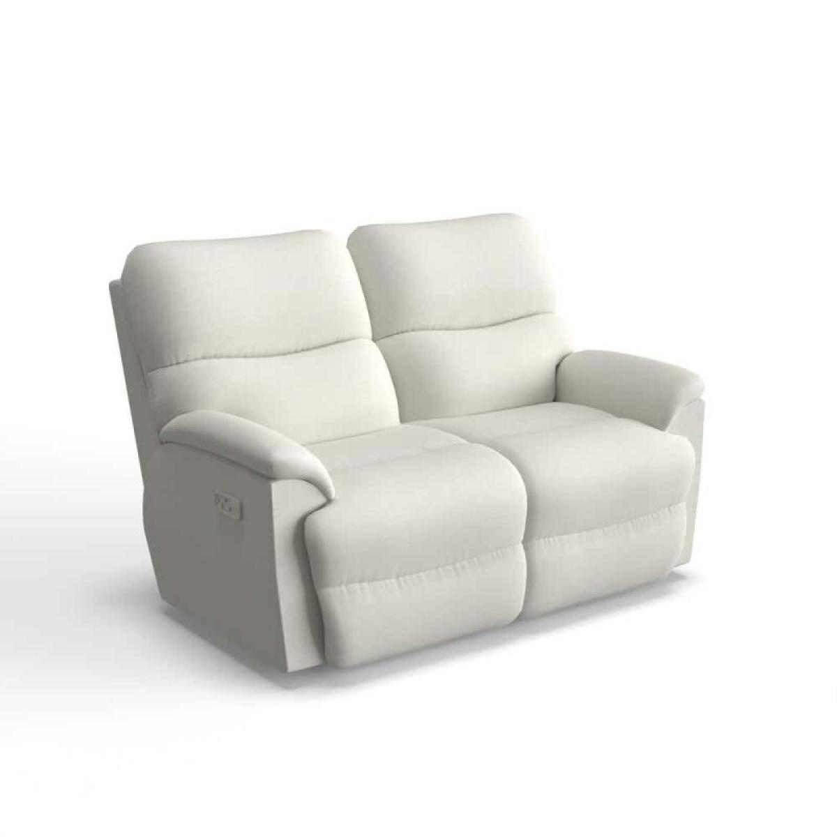 Trouper Power Reclining Loveseat W/ Headrest & Lumbar - Image 2