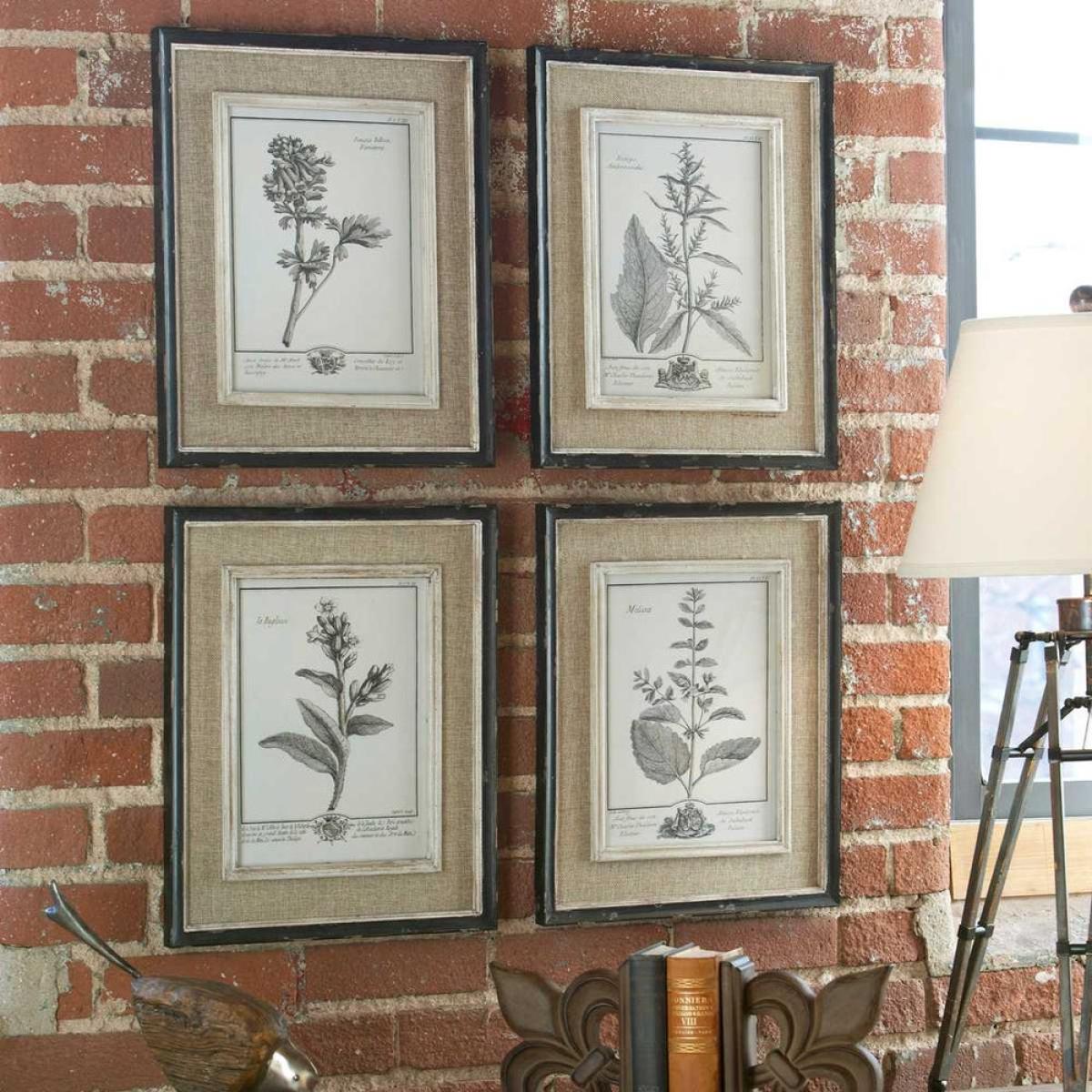 Casual Grey Study Framed Prints, S/4 - Image 4
