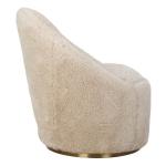 Crue Swivel Chair, Sheepskin - Image 6