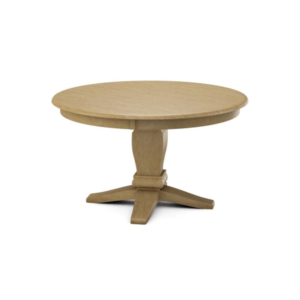 Build Your Own Pedestal Table w/ 52" Round Tabletop w/Reverse Bevel Edge - Image 24