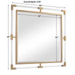 Balkan Square Mirror, Gold - Image 9