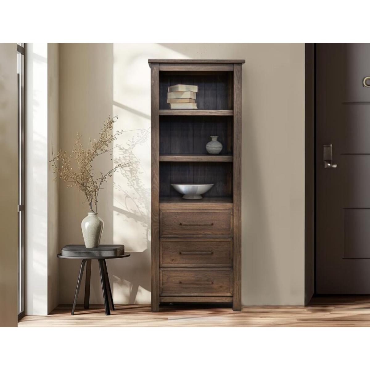 3 Drawer 3 Shelves Bookcase - Novus Lodge - Image 3