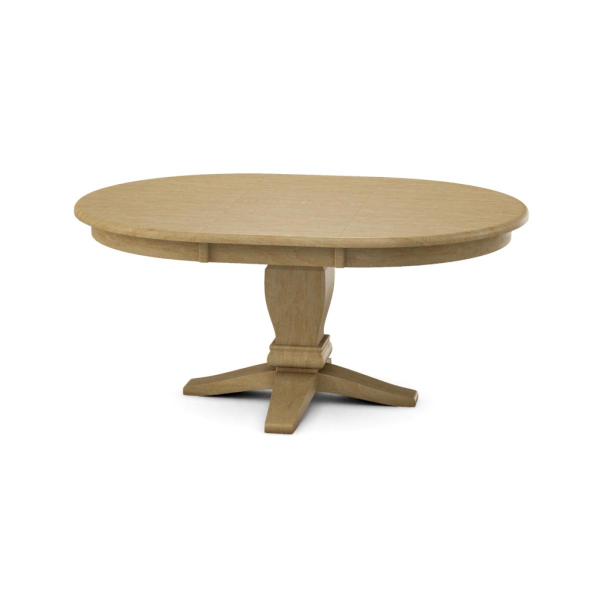 Build Your Own Pedestal Table w/ 48" x 66" Butterfly Leaf Extension Tabletop w/Half Bullnose Edge - Image 10