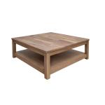 Square Cocktail Table - Natural Parota