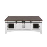 2 Sliding Doors 2 Metal Mesh Doors Cocktail Table - Pueblo - Image 7