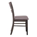 Slat Back Upholstered Side Chair - Image 5