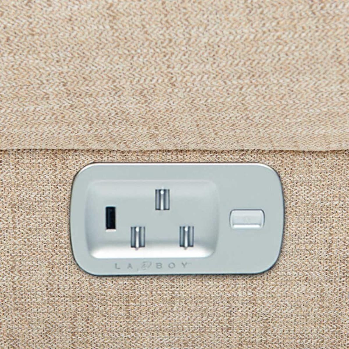 Robin Power Reclining Loveseat W/ Headrest, Lumbar & Console - Image 8