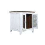 2 Metal Mesh Doors End Table - Pueblo - Image 7