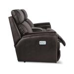Talladega Power Reclining Loveseat W/ Headrest, Lumbar & Console - Image 5