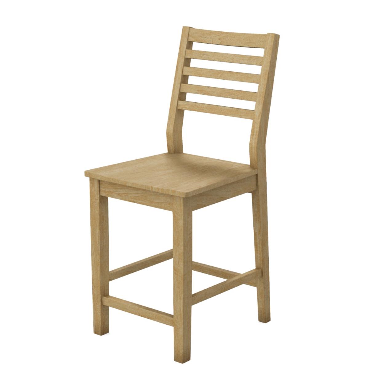 24" Aspen Ladder Back Counter Stool - Image 9