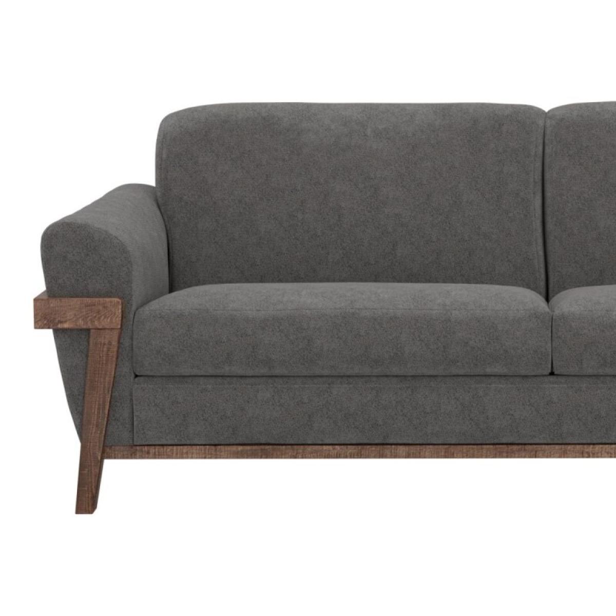 Wooden Frame & Base, Loveseat - Loft Brown - Image 7